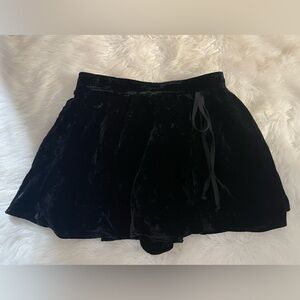 Free People Velvet Skort